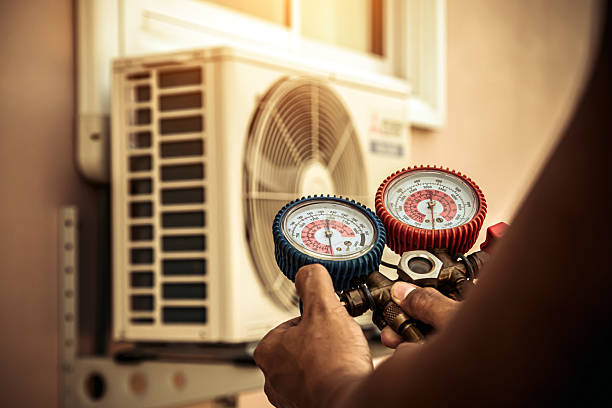 Professional Ductwork Repair technician working in Blackstone, MA